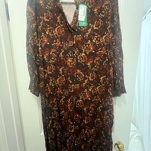 Simons Women's Brown Floral Dress